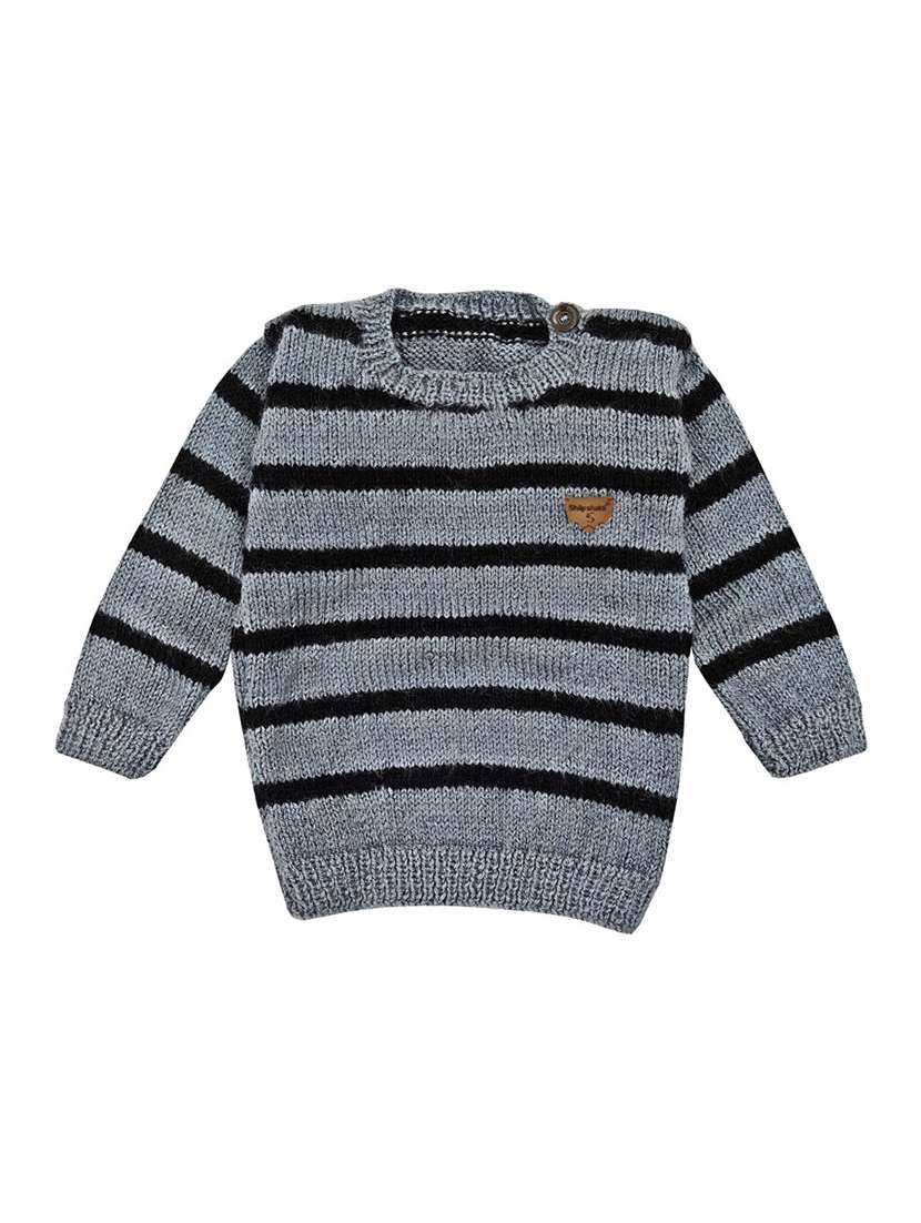 girls self design long sleeve sweater - 21647202 -  Standard Image - 1