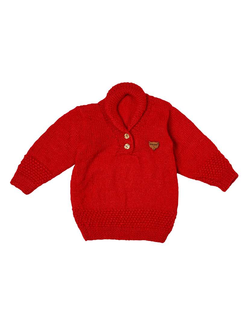 girls self design long sleeve sweater - 21647206 -  Standard Image - 1