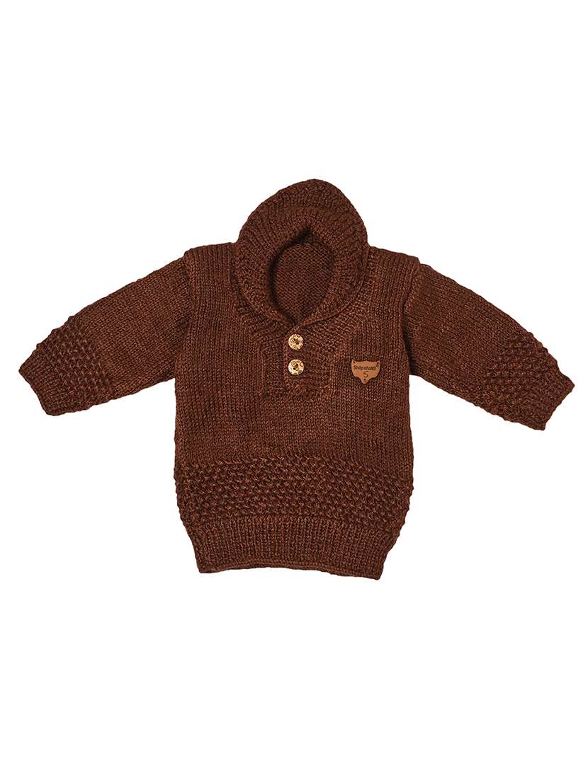 girls self design long sleeve sweater - 21647207 -  Standard Image - 1