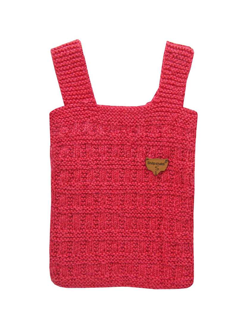 girls self design sleeveless sweater - 21647218 -  Standard Image - 1
