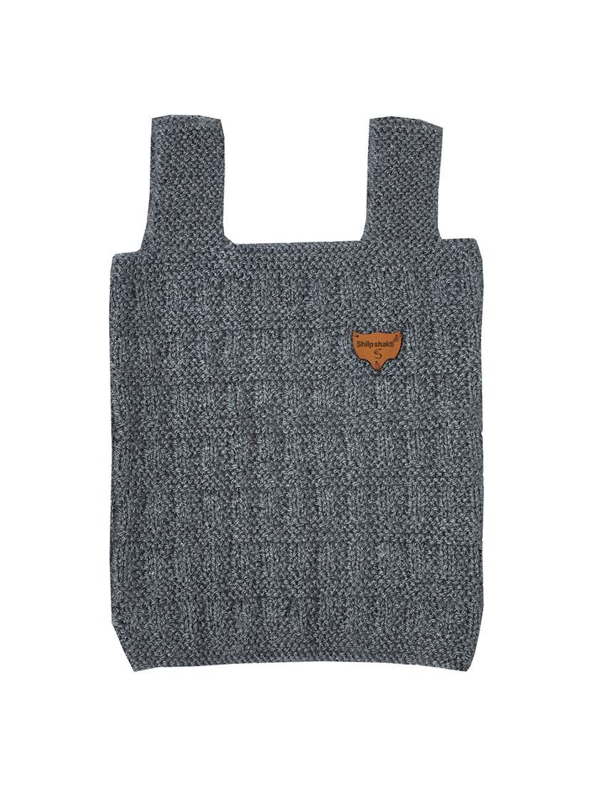 girls self design sleeveless sweater - 21647219 -  Standard Image - 1