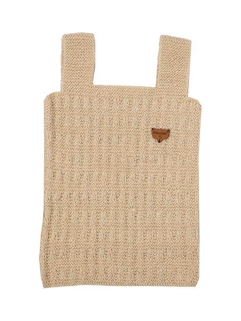 girls self design sleeveless sweater - 21647221 - Standard Image - 1