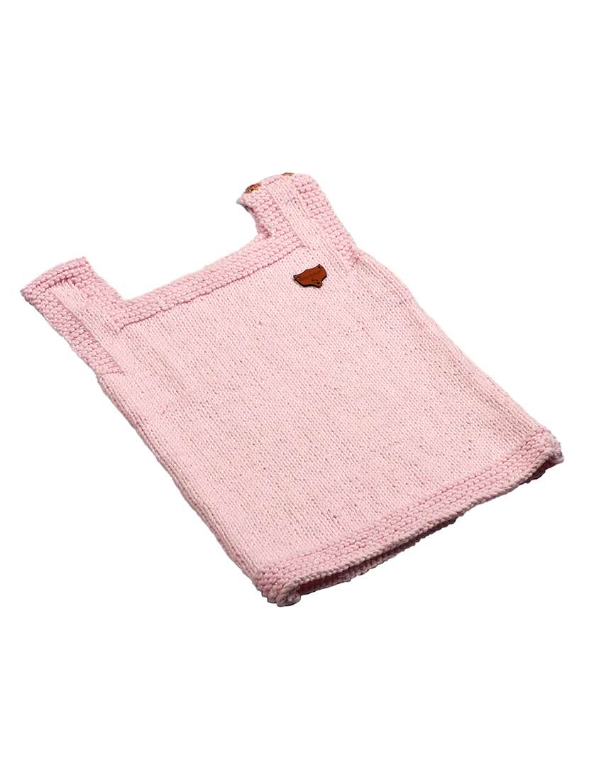 girls self design sleeveless sweater - 21647224 -  Standard Image - 1