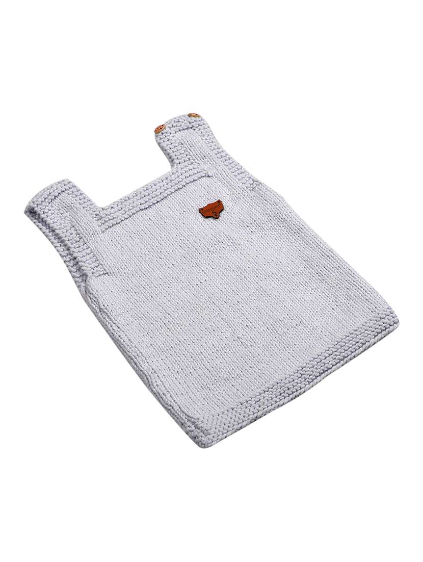 girls self design sleeveless sweater - 21647225 -  Standard Image - 1