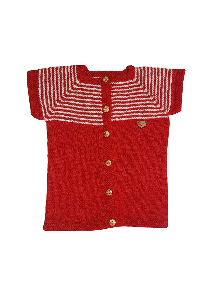 girls self design short sleeve sweater - 21647229 -  Standard Image - 1