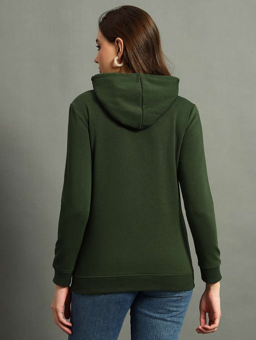 women long sleeves front print sweatshirt - 21647231 -  Standard Image - 1