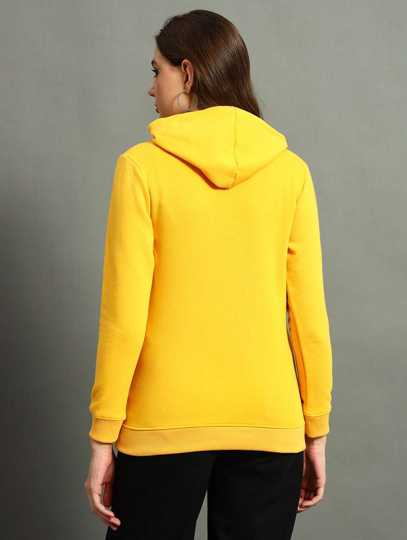 women front print hooded sweatshirt - 21647232 -  Standard Image - 1