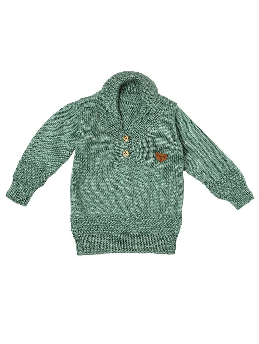 girls self design long sleeve sweater - 21647235 -  Standard Image - 1