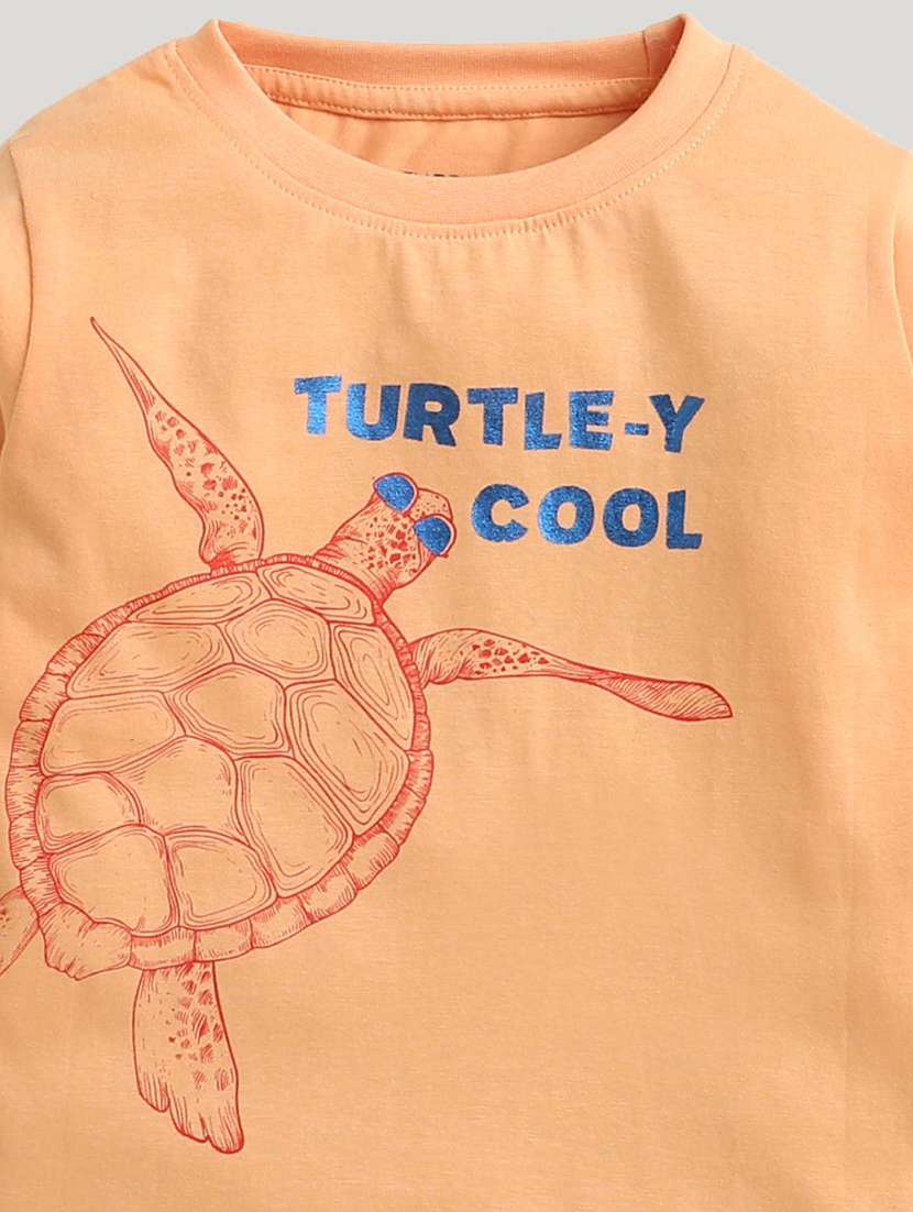 boys printed t-shirt & joggers set - 21647245 -  Standard Image - 6