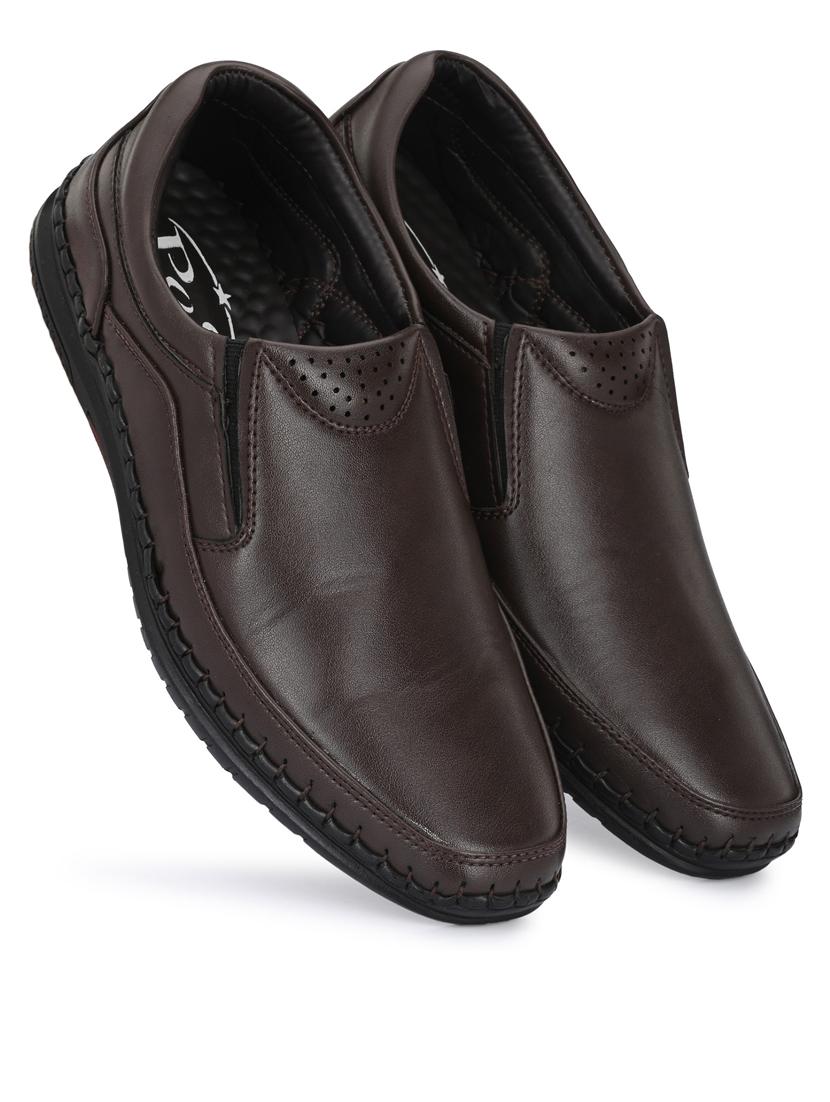 men plain slip on formal shoes - 21647302 -  Standard Image - 1