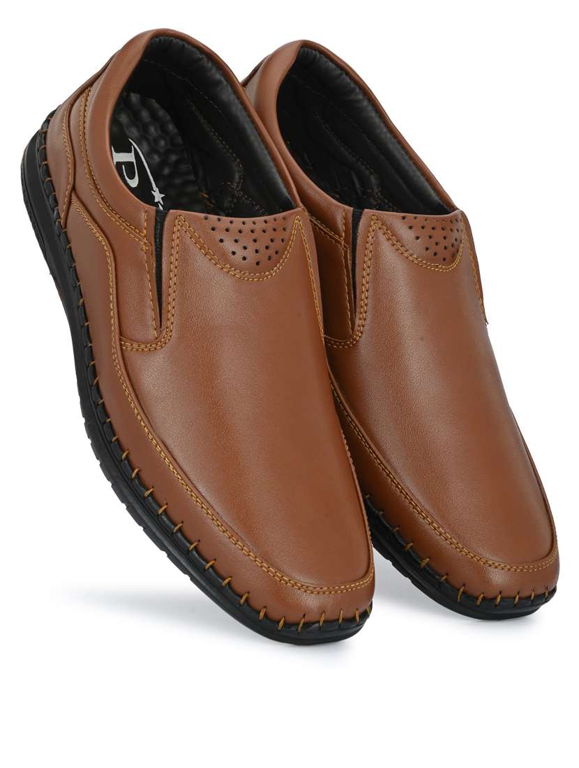men plain slip on formal shoes - 21647305 - Standard Image - 1