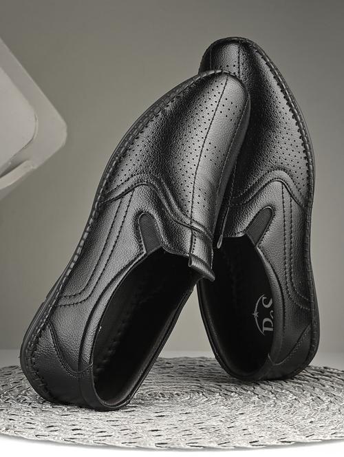 men plain slip on casual shoes - 21647309 -  Standard Image - 0