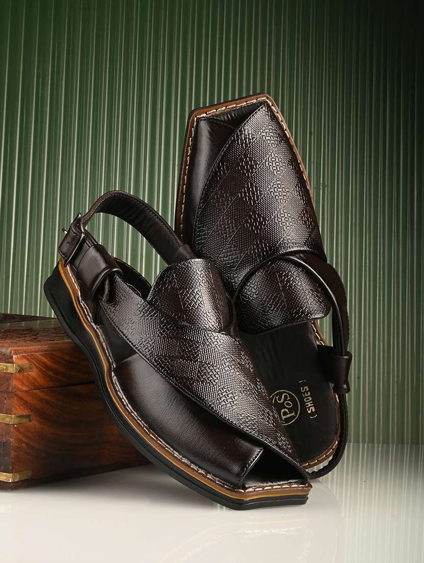 men plain back strap sandals