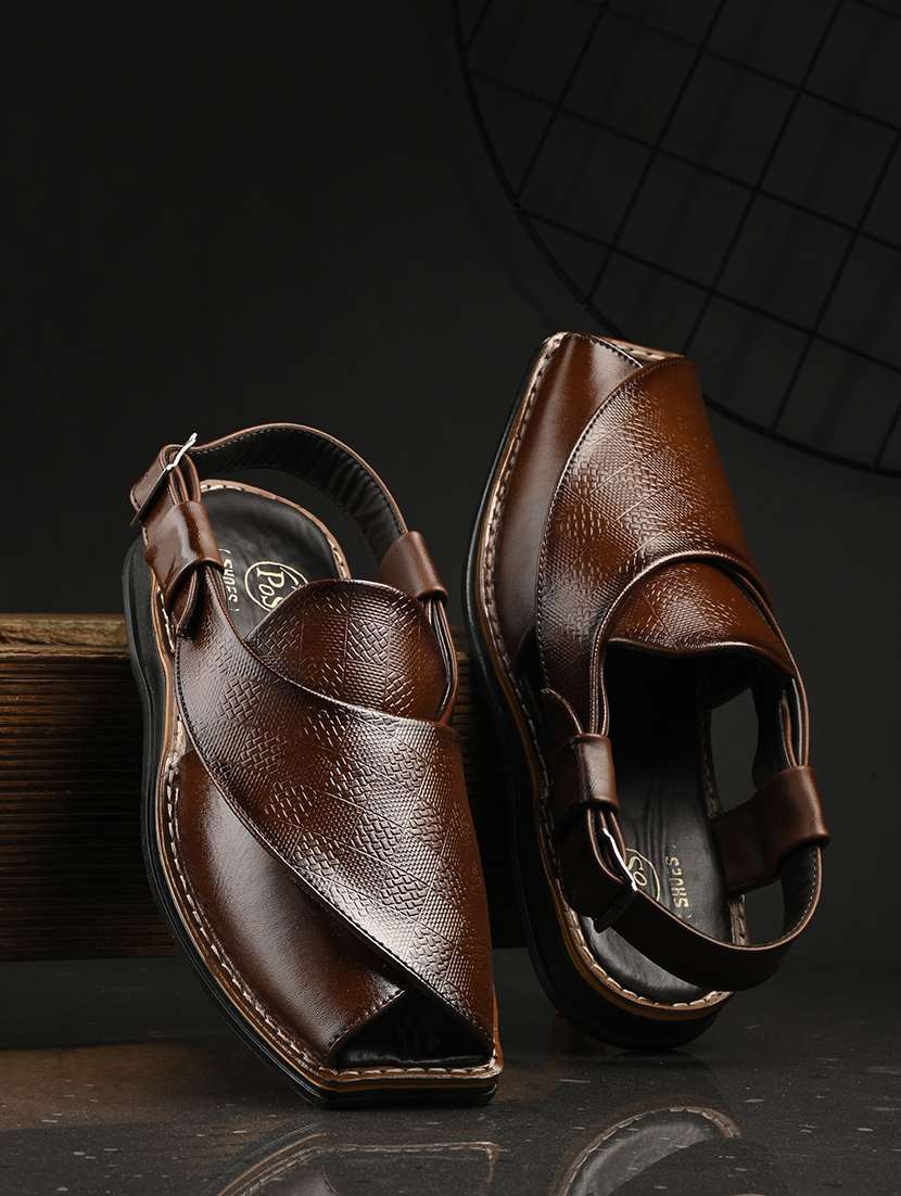 men plain back strap sandals