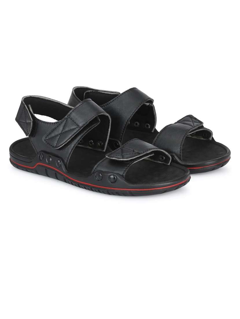 men plain back strap sandals - 21647325 -  Standard Image - 1
