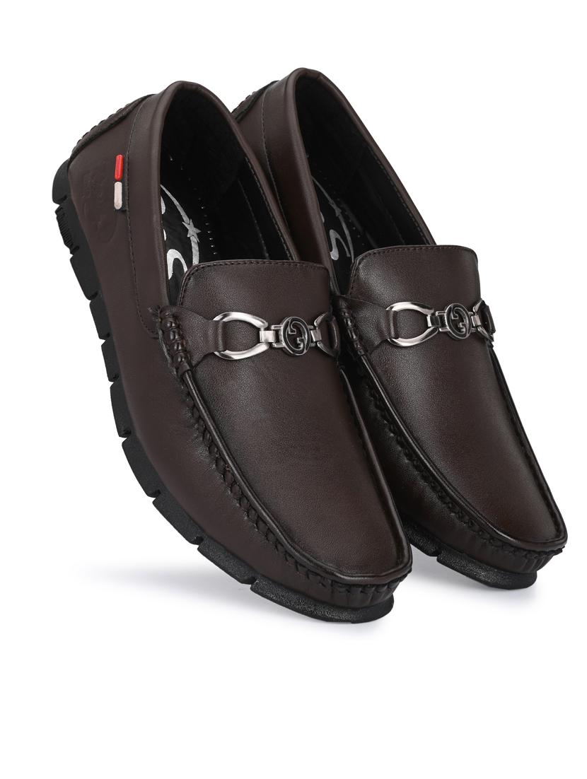 men slip on horsebit loafers - 21647347 -  Standard Image - 1