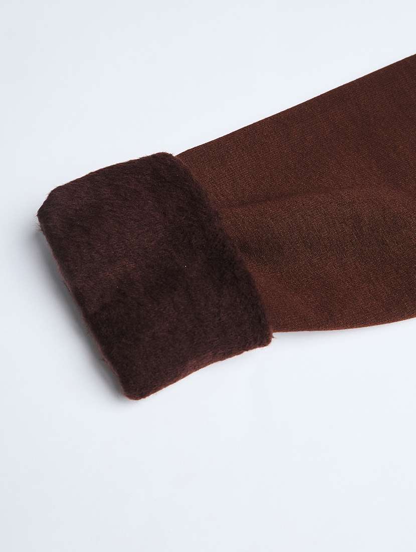 men solid fleece thermal set - 21647392 -  Standard Image - 4