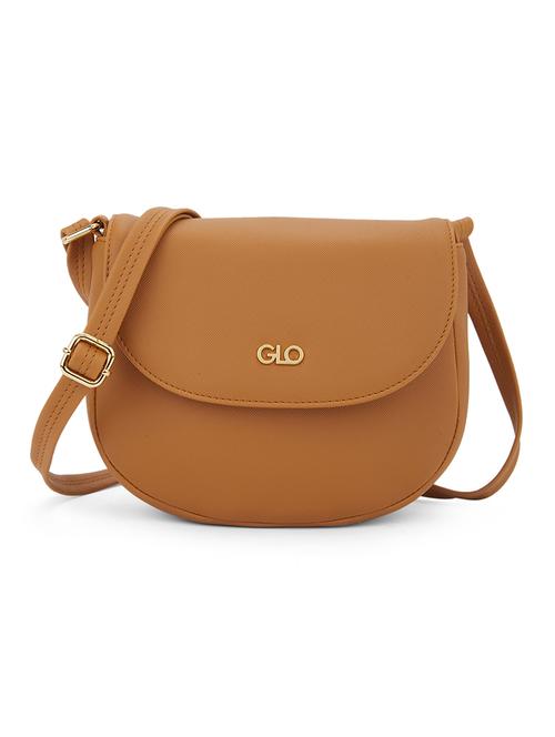 women solid leatherette sling bag - 21647413 -  Standard Image - 0