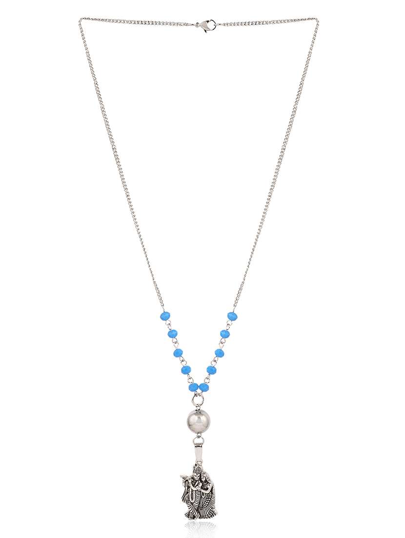 men sacred idol pendant with chain - 21647415 -  Standard Image - 1