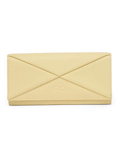 women cream leatherette wallet - 21648276 - Standard Image - 0