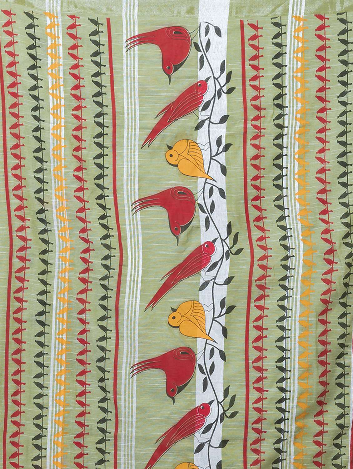 women printed handloom saree with blouse - 21648365 - Standard Image - 4