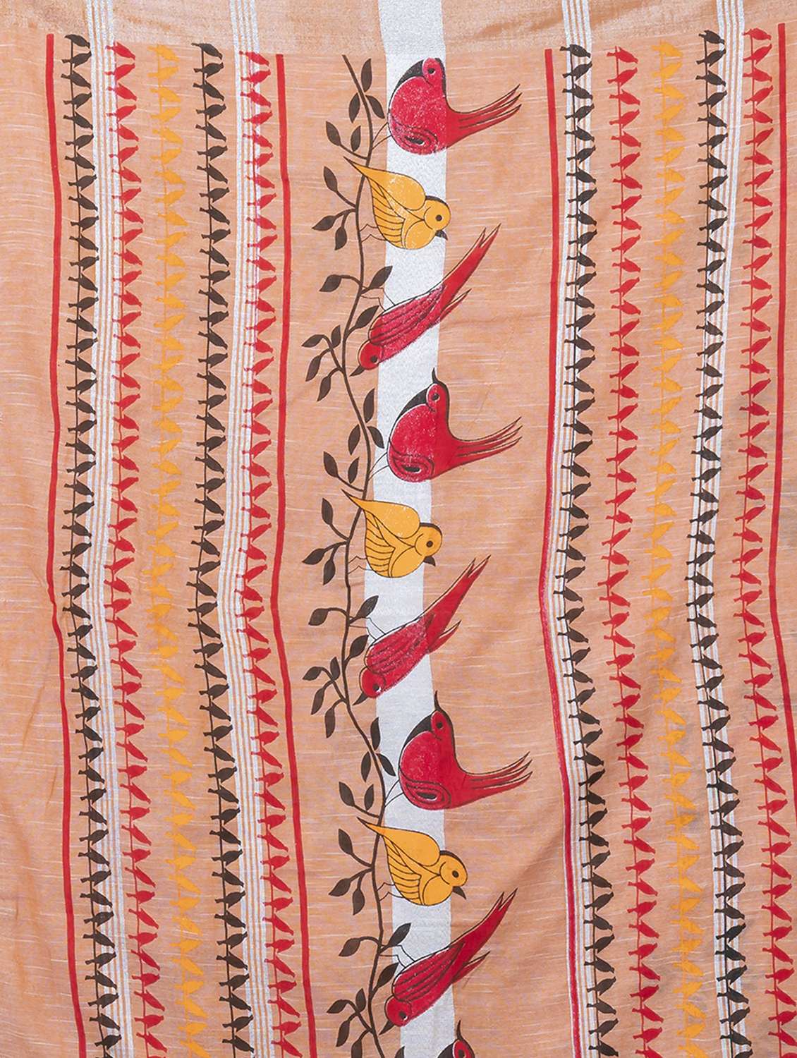 women printed handloom saree with blouse - 21648367 - Standard Image - 4