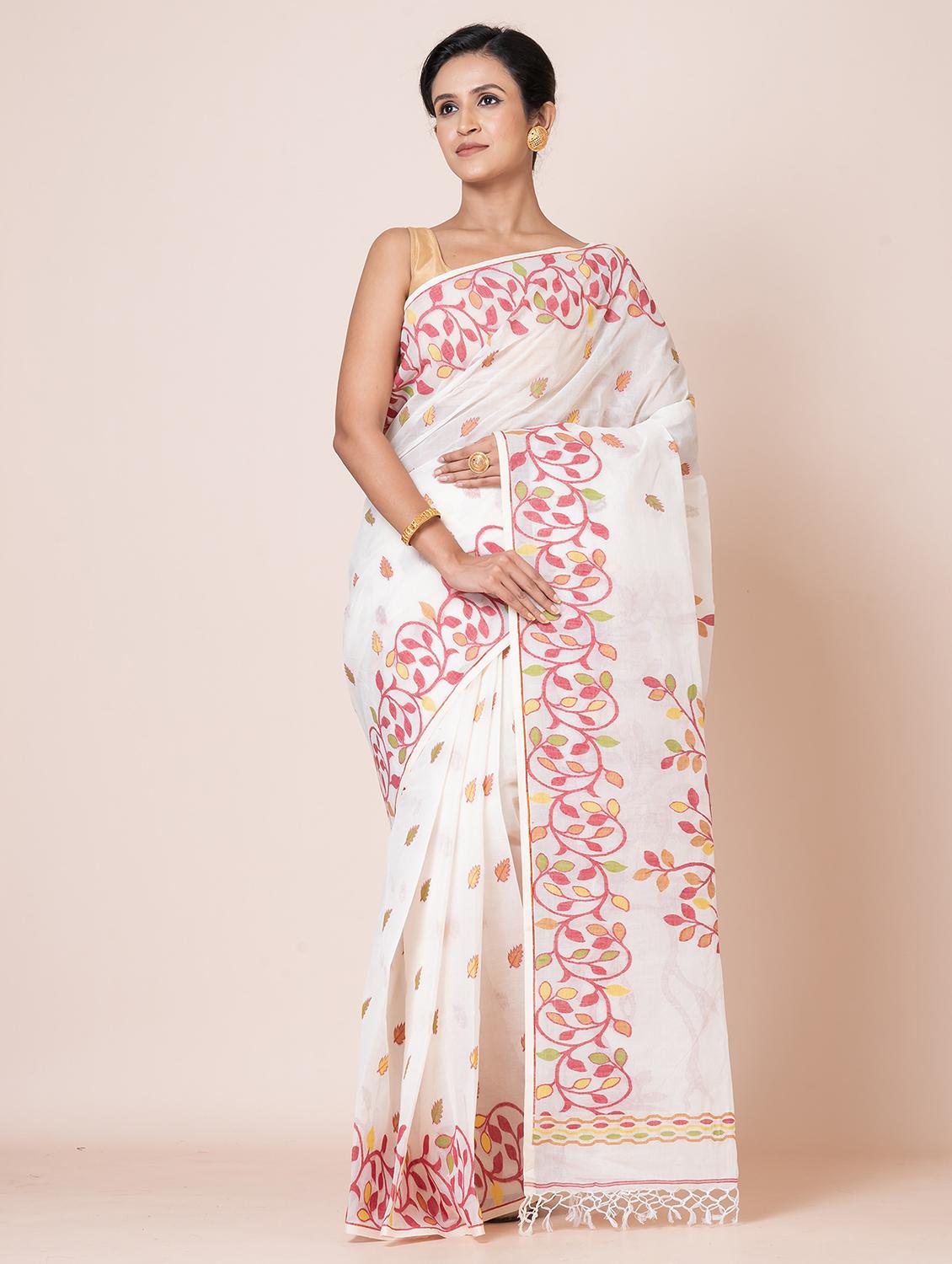 women self design handloom saree - 21648398 - Standard Image - 1