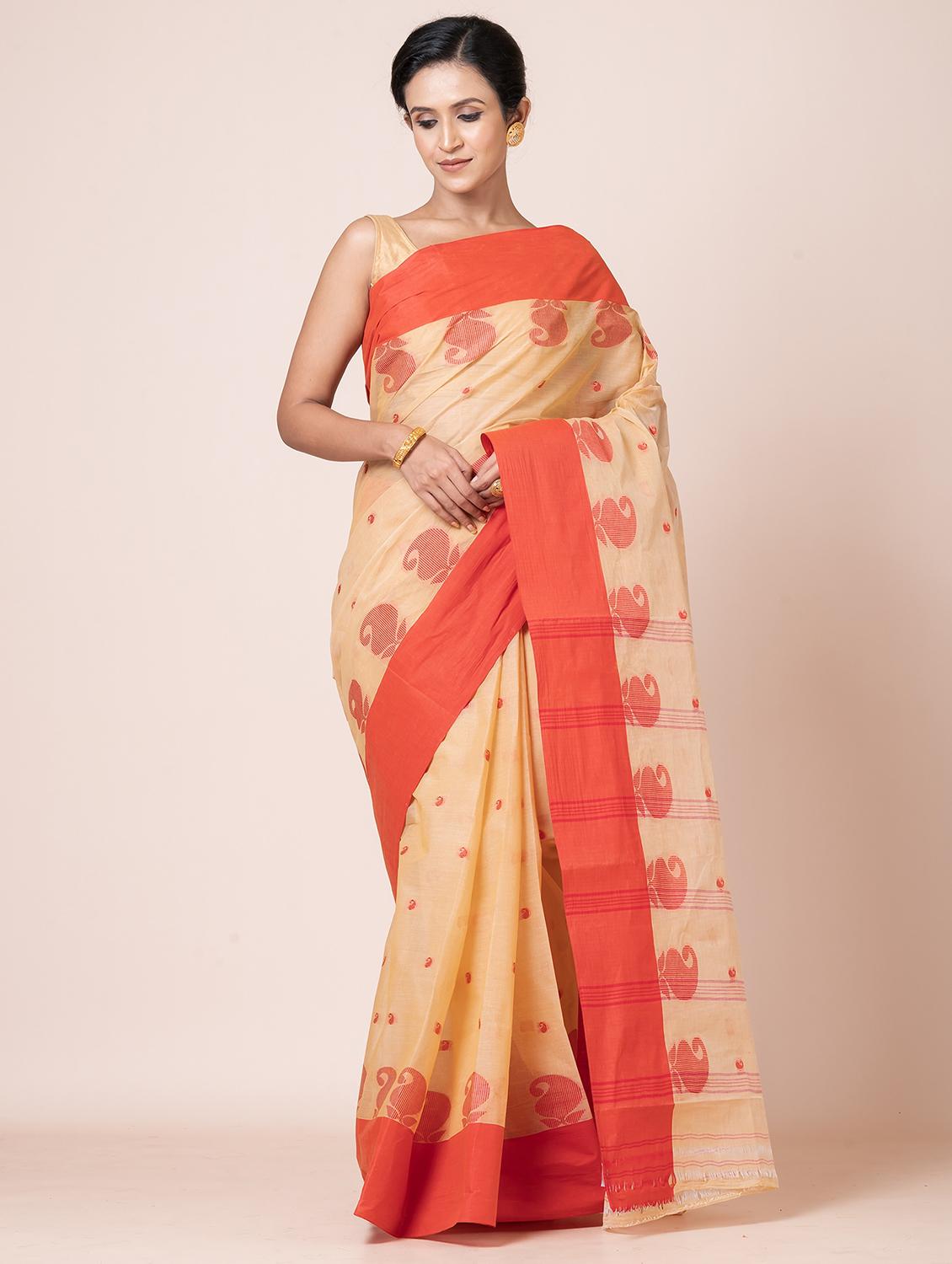 women self design handloom saree - 21648408 - Standard Image - 1