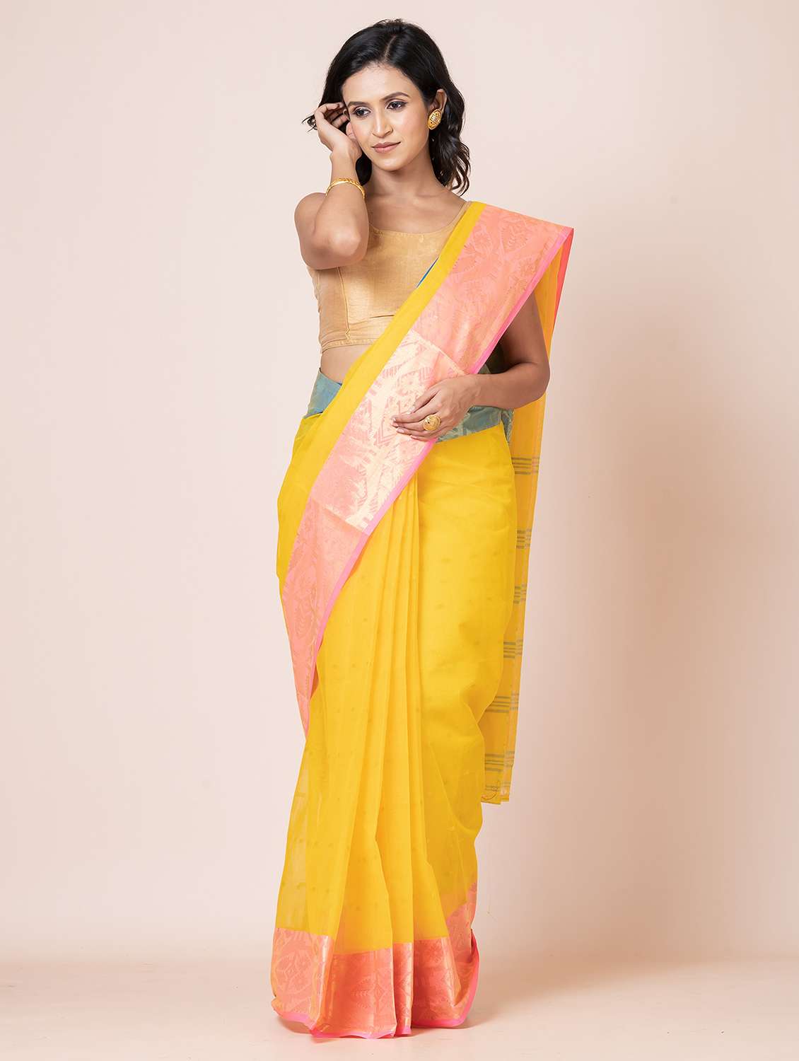 women self design handloom saree - 21648416 -  Standard Image - 1