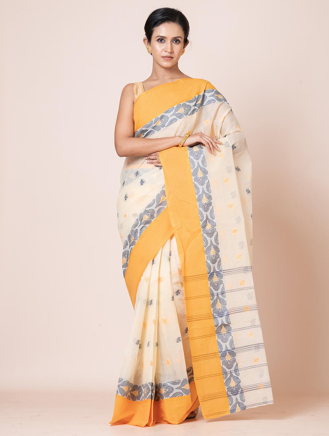 women self design handloom saree - 21648418 -  Standard Image - 1