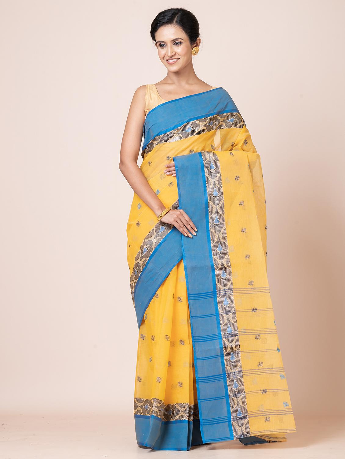 women self design handloom saree - 21648423 -  Standard Image - 1
