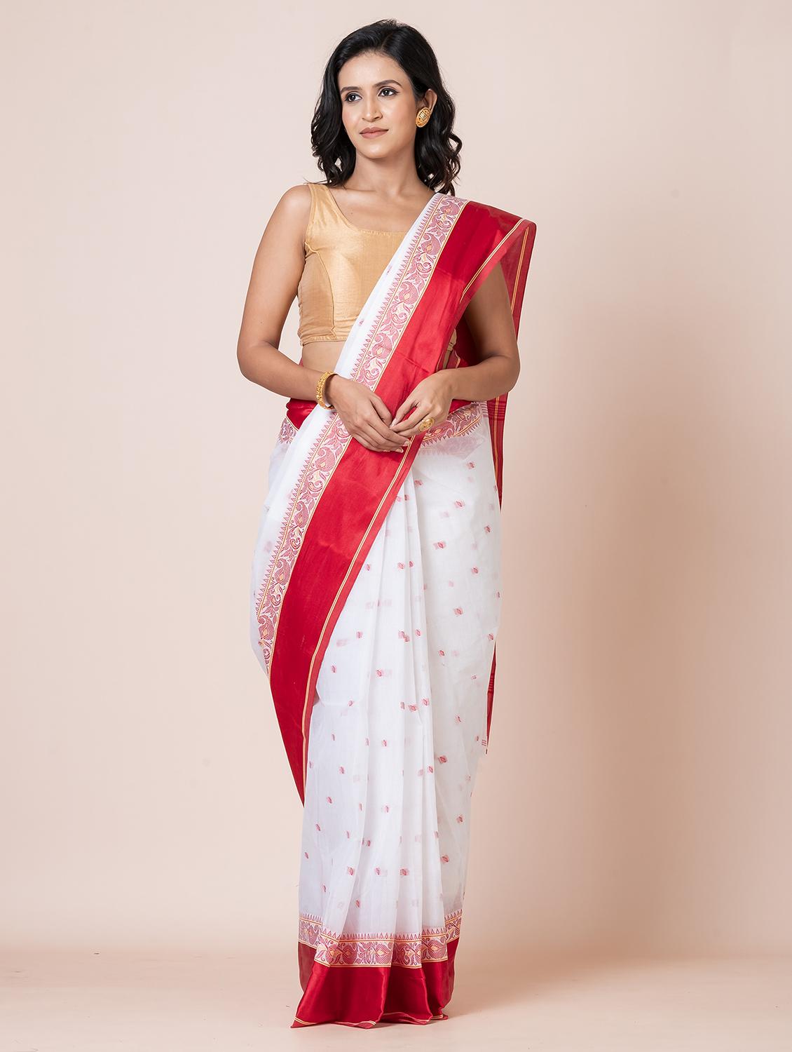 women self design handloom saree - 21648430 - Zoom Image - 0