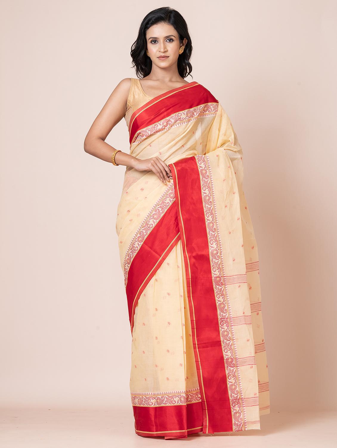 women self design handloom saree - 21648431 - Zoom Image - 0