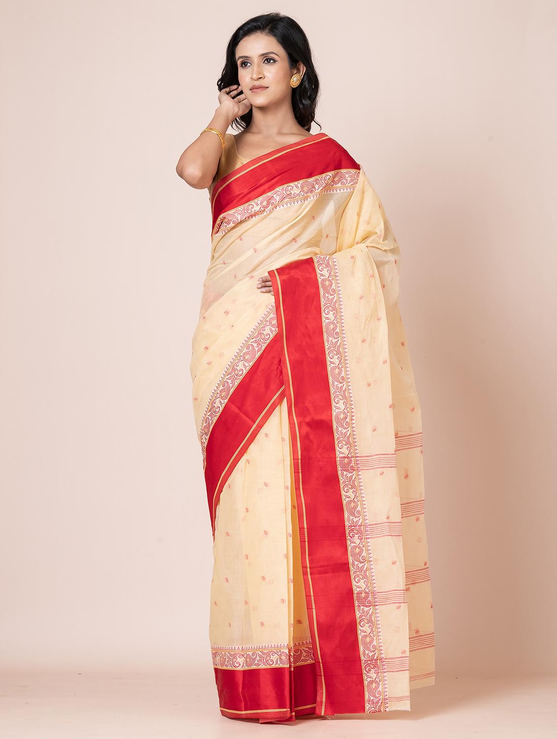 women self design handloom saree - 21648431 -  Standard Image - 1
