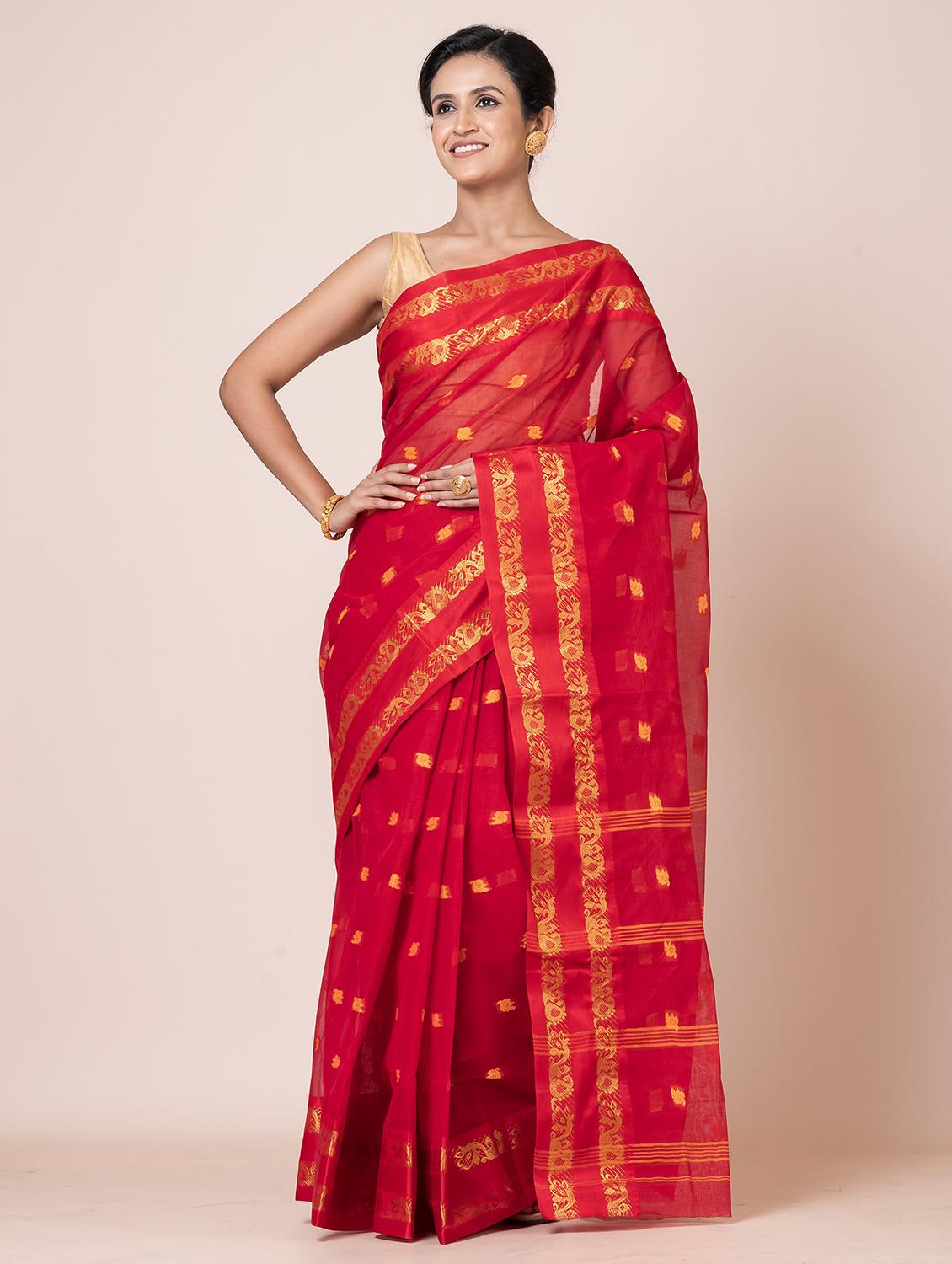 women self design handloom saree - 21648437 - Standard Image - 1