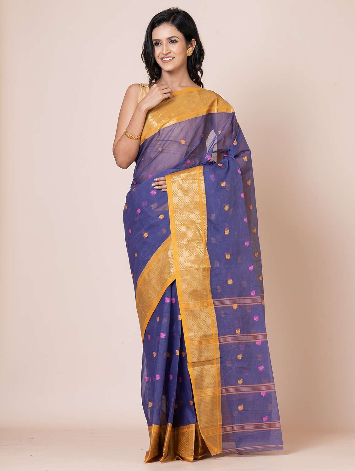 women self design handloom saree - 21648438 -  Standard Image - 1