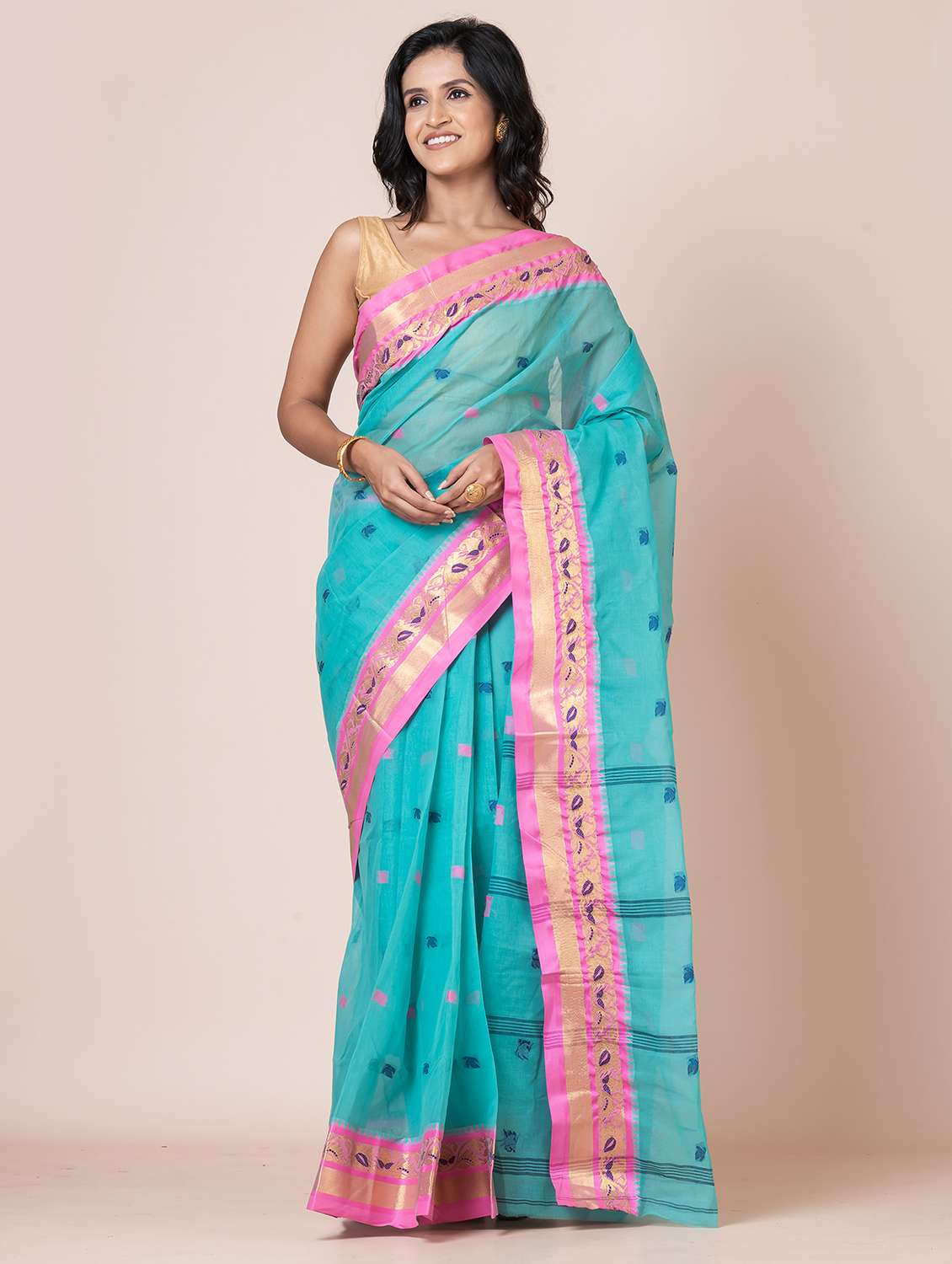 women self design handloom saree - 21648448 -  Standard Image - 1