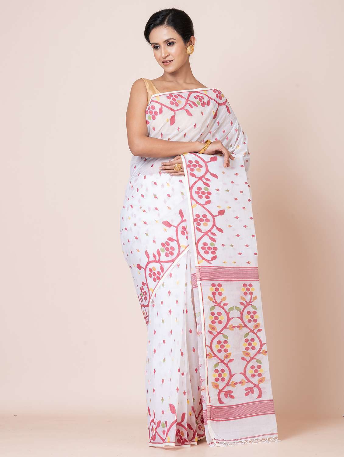 women self design handloom saree - 21648452 -  Standard Image - 1