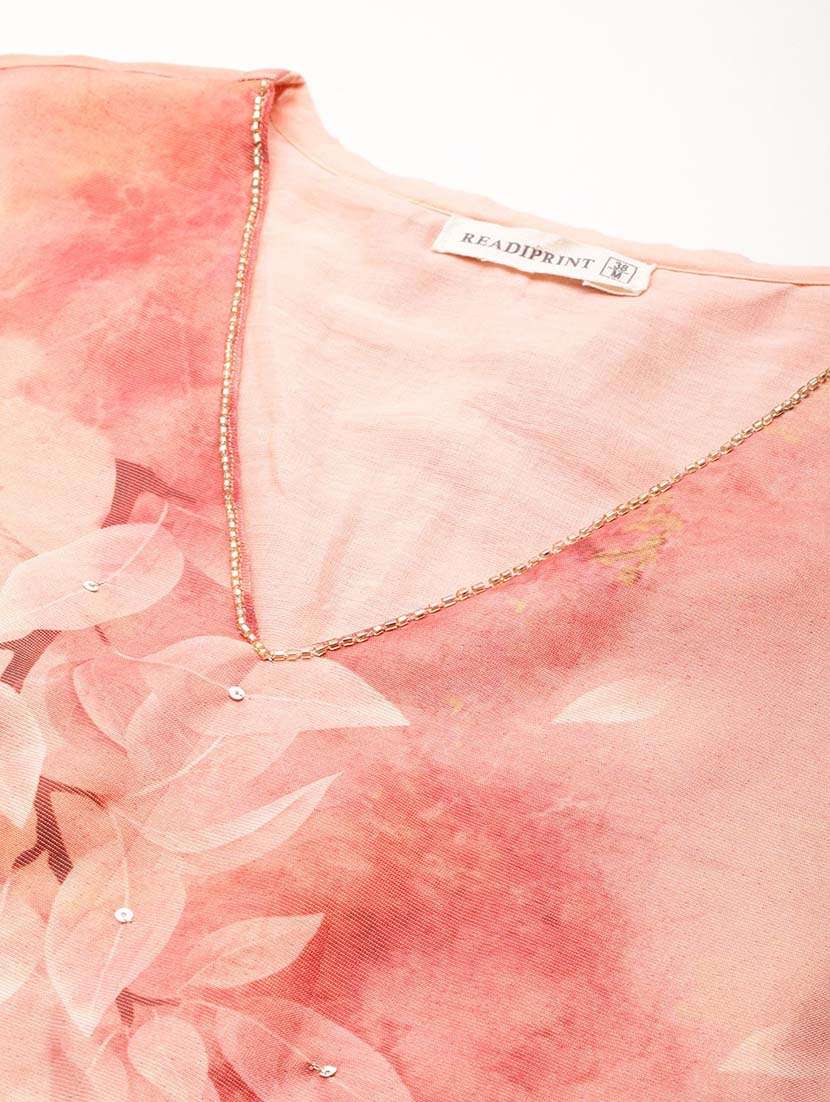 women three quarter sleeve kurta pant with dupatta set - 21648642 -  Standard Image - 4