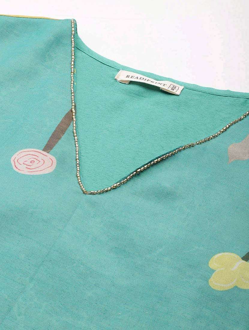 women three quarter sleeve kurta pant with dupatta set - 21648643 -  Standard Image - 4