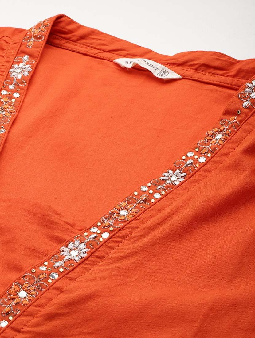 women three quarter sleeve kurta pant with dupatta set - 21648675 - Standard Image - 4