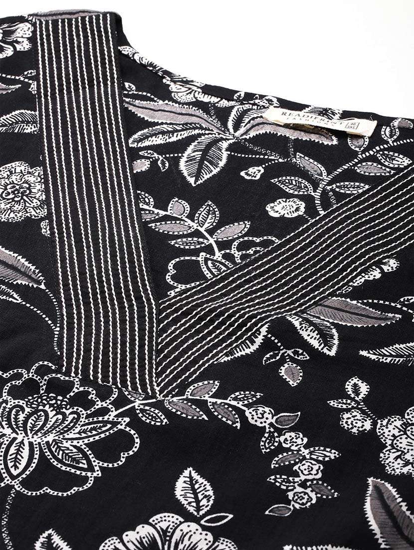 women three quarter sleeve kurta pant with dupatta set - 21648683 - Standard Image - 4