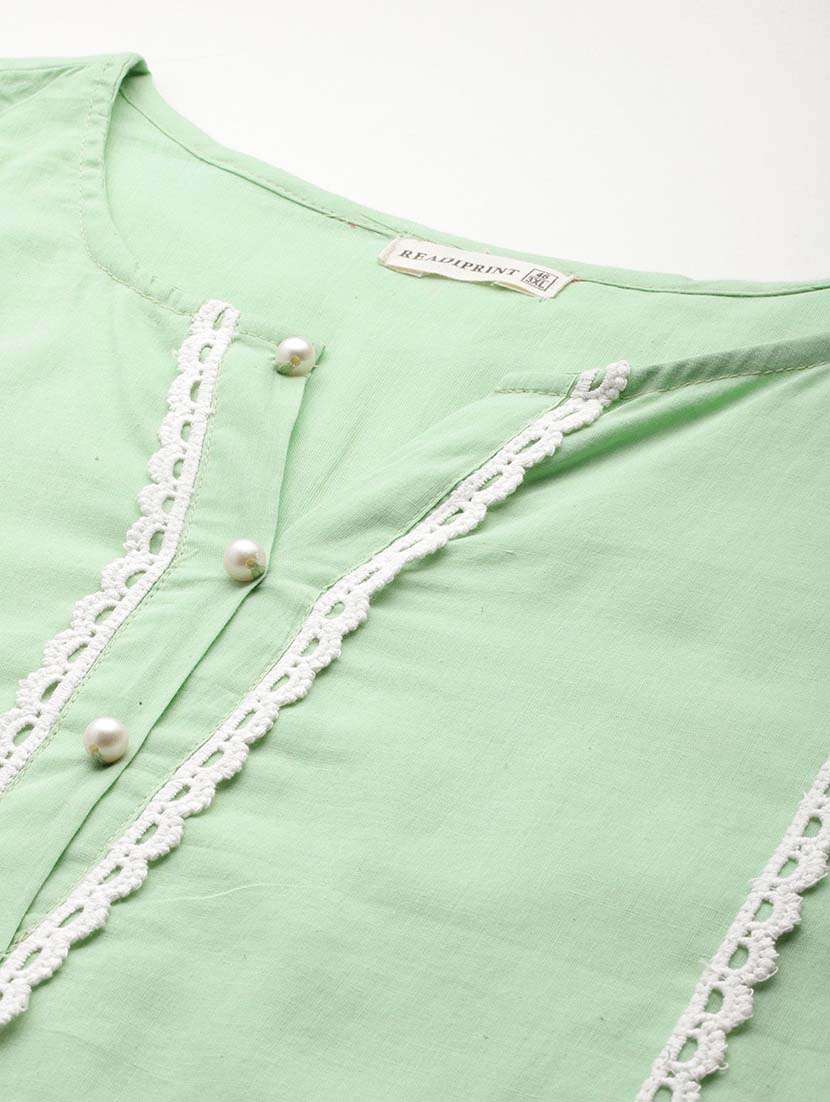 women three quarter sleeve kurta pant with dupatta set - 21648691 -  Standard Image - 4