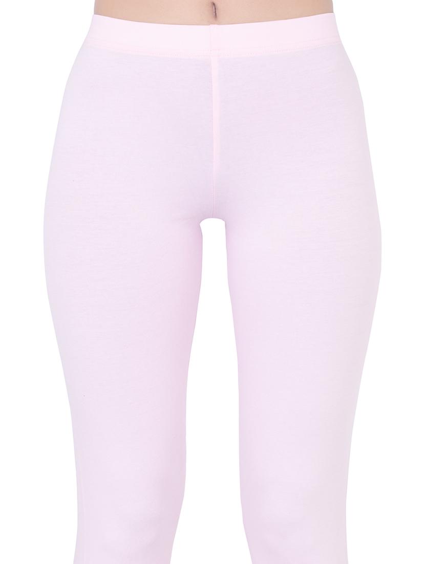 women plain mid rise ankle length leggings - 21648811 - Standard Image - 4