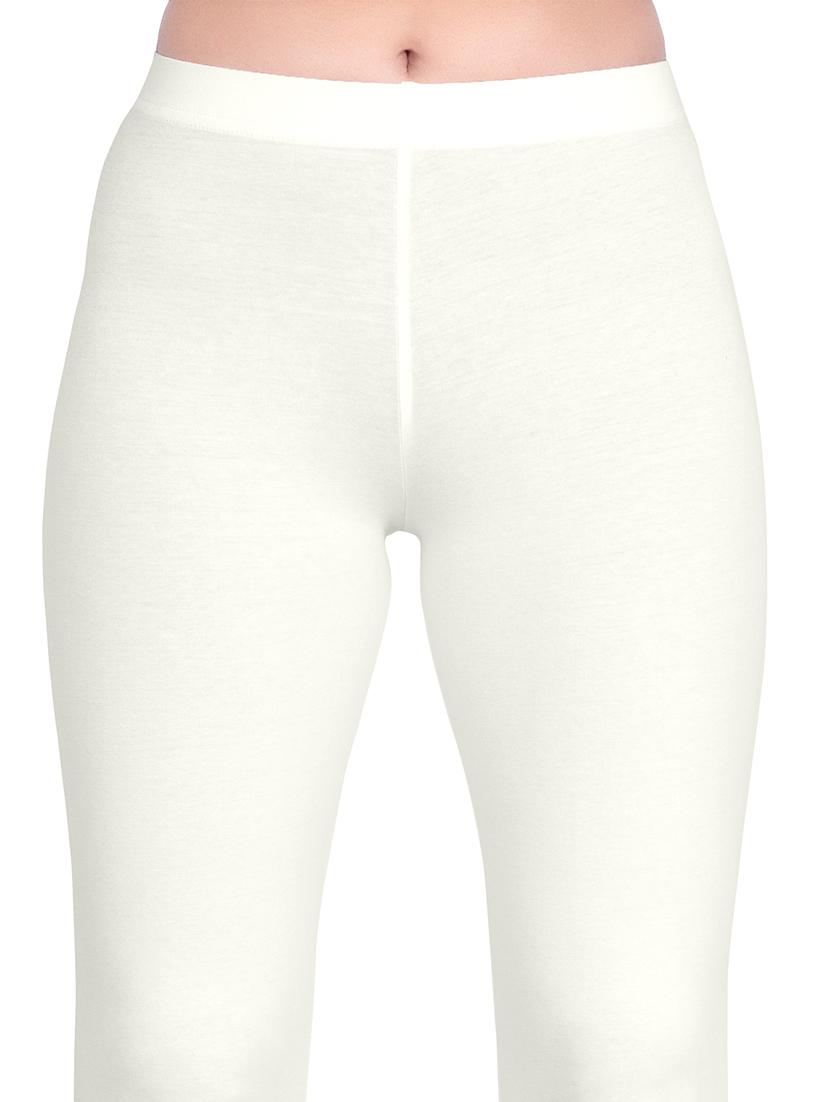 women plain mid rise ankle length leggings - 21648835 - Standard Image - 4