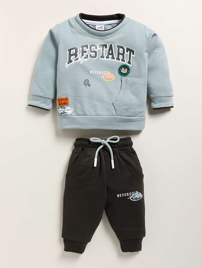 girls printed full length sets