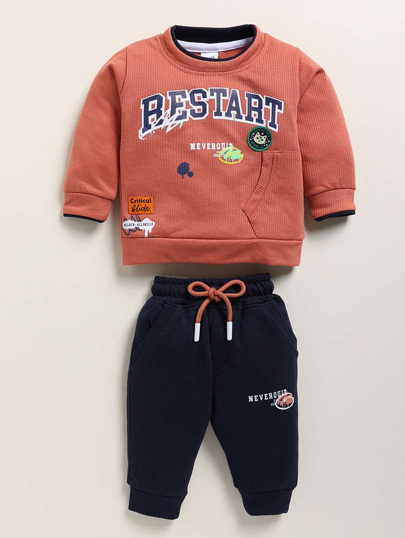 girls printed full length sets