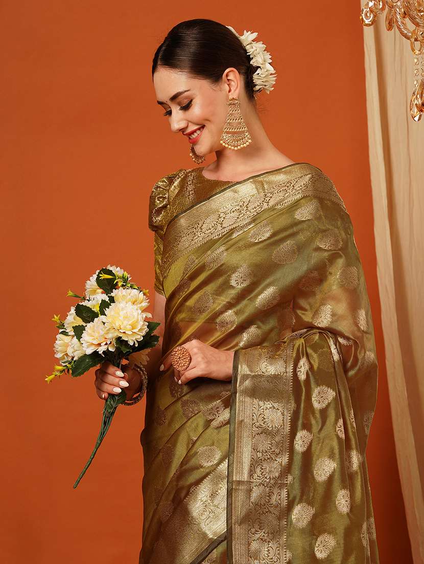 women self design banarasi saree - 21649461 - Standard Image - 4