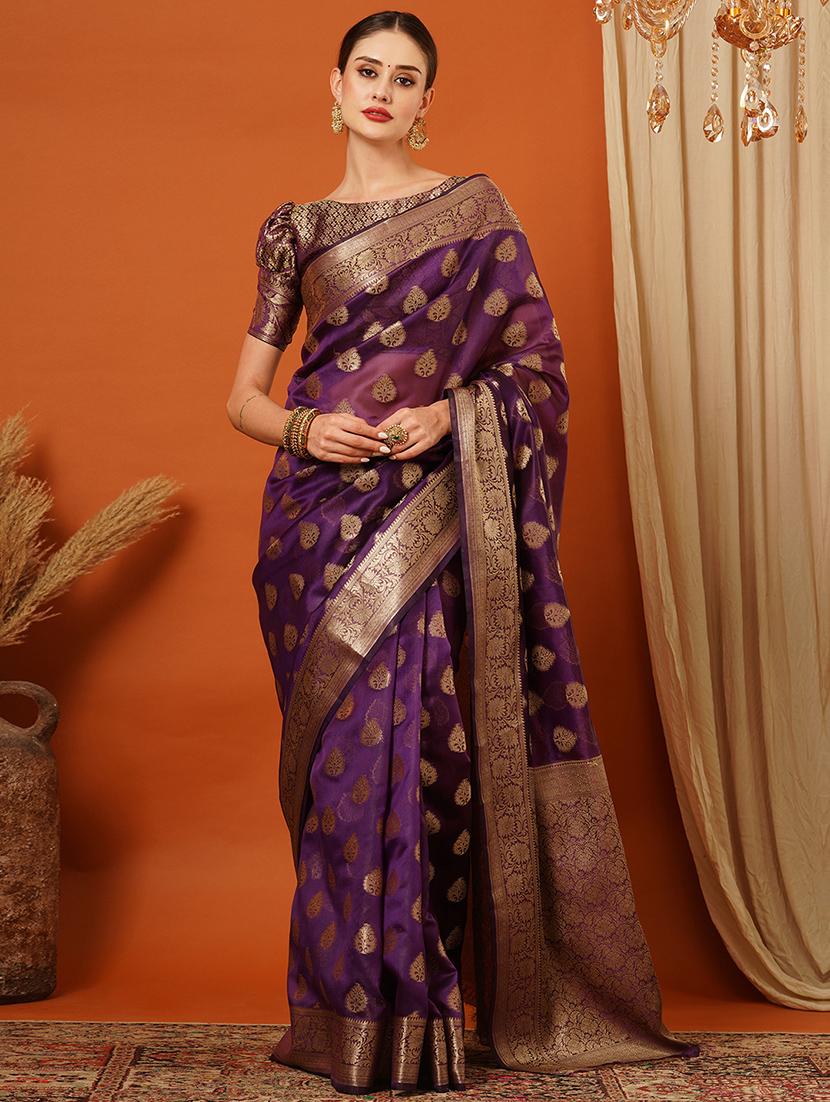 women self design banarasi saree - 21649462 - Zoom Image - 0