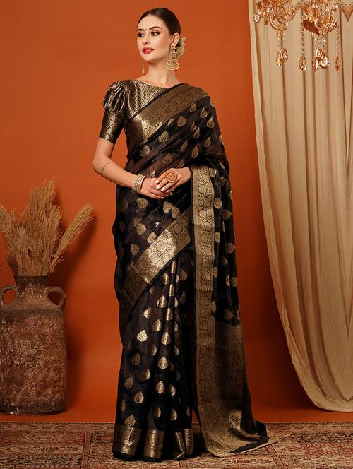 women self design banarasi saree - 21649463 - Standard Image - 0
